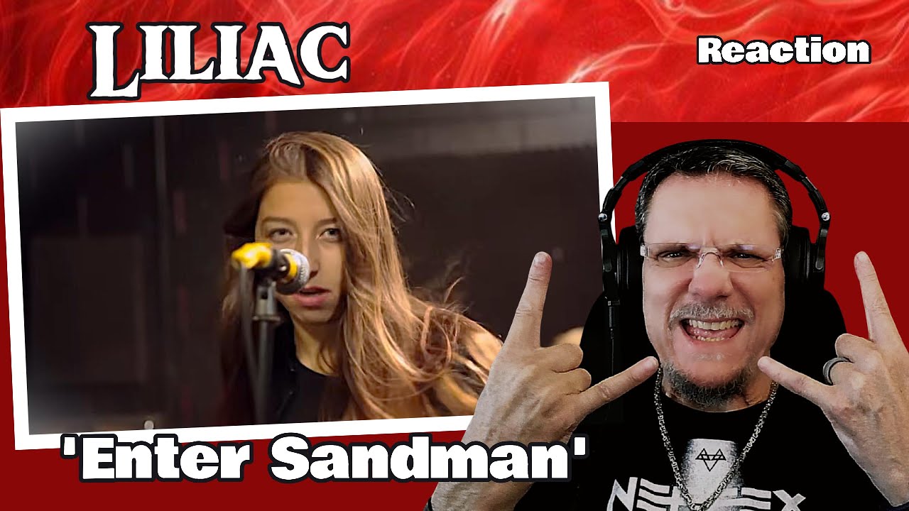 Liliac | Enter Sandman    (Official Cover Music Video) | First Time Reaction