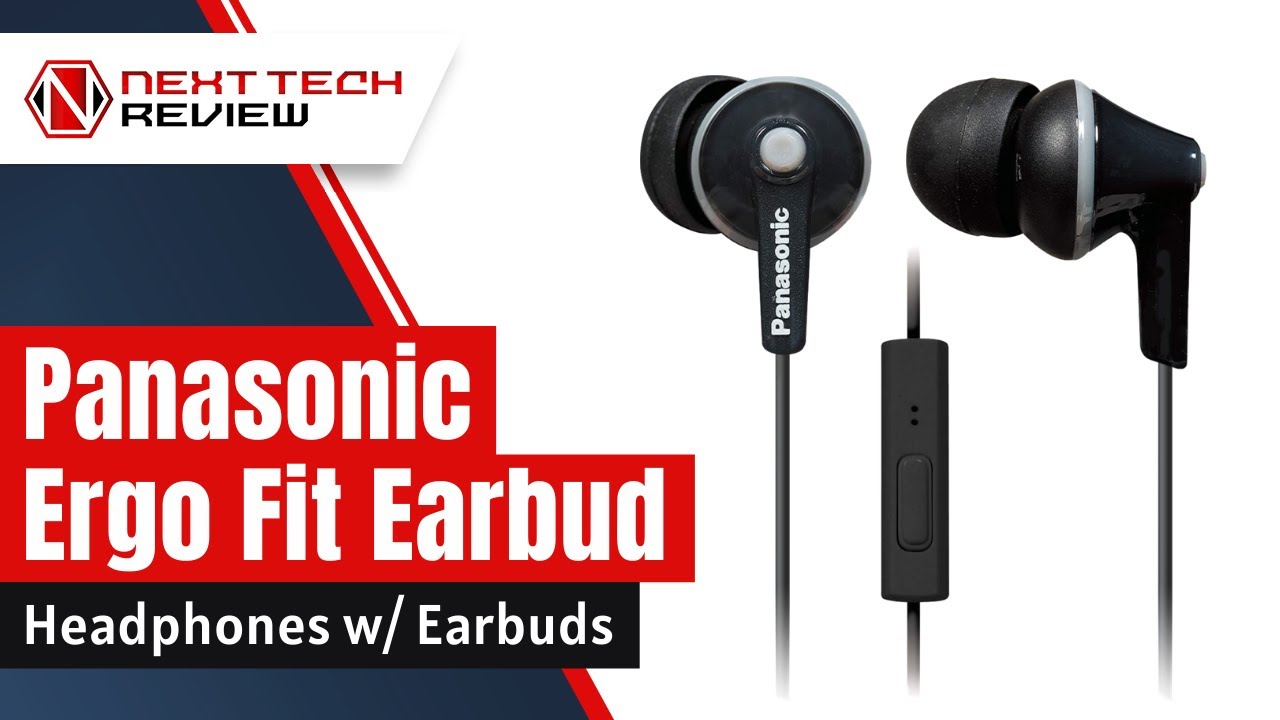 PANASONIC ErgoFit Earbud Headphones with Microphone Product Review – NTR Earphones