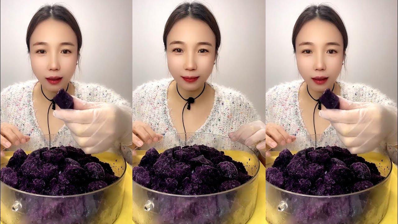 ASMR ICE EATING QIAN