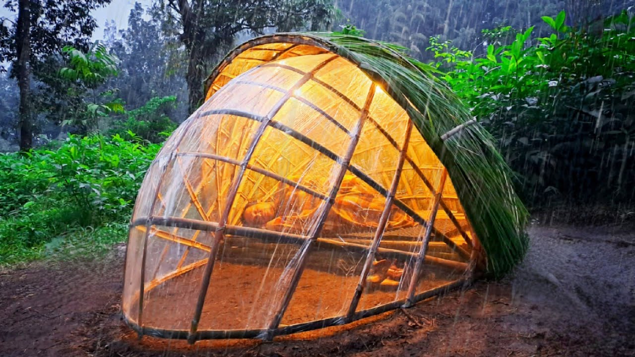 SOLO BUSHCRAFT HEAVY RAIN – ПОСТРОЙТЕ УНИКАЛЬНОЕ УКРЫТИЕ