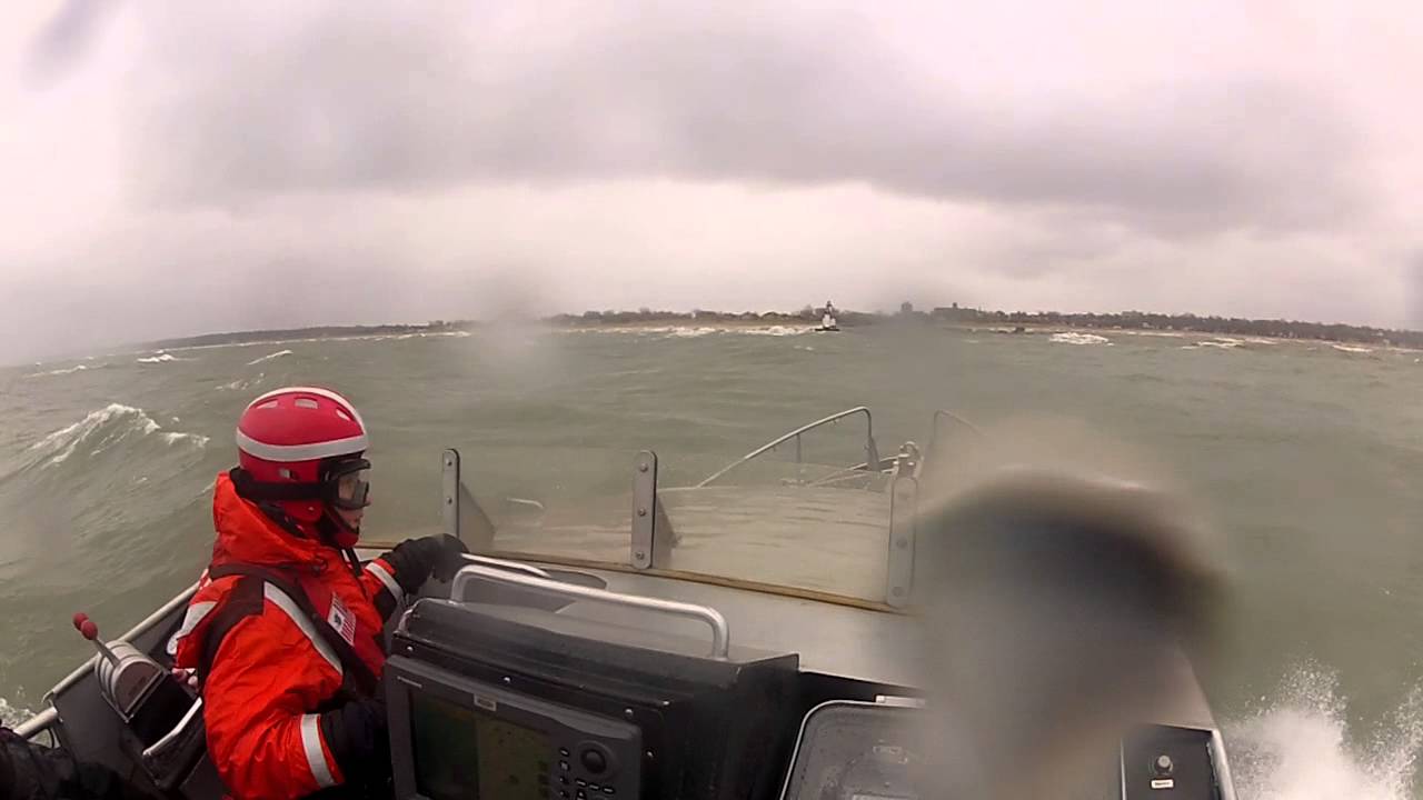 Coast Guard Takes ABC 57 Camera Out On Lake Michigan During Severe Weather Training