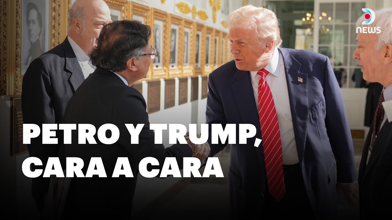 Gustavo Petro y Donald Trump llevan adelante la reunión en la Casa Blanca | DNews
