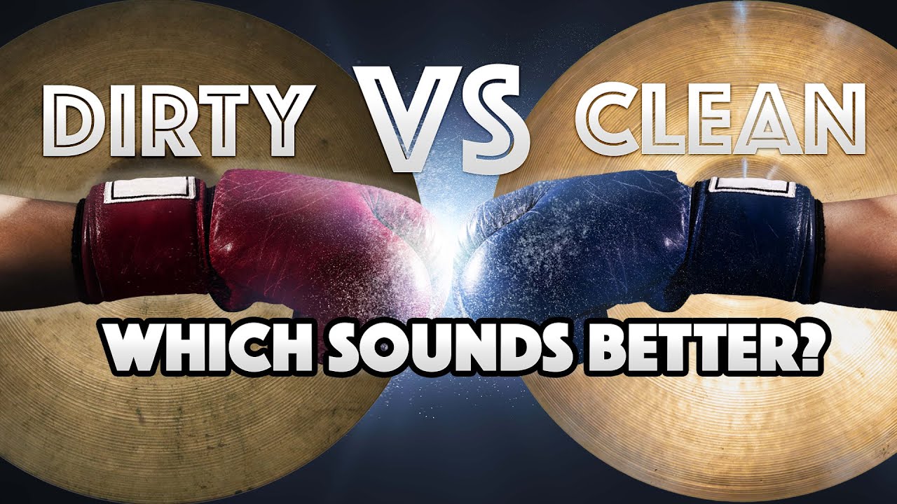 Звучат ли грязные тарелки лучше? (До и после)