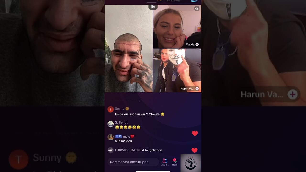 Engelsgesicht Vs MiamiArben ‼️😂LUSTIG TIKTOKLIVE STREAM🛑