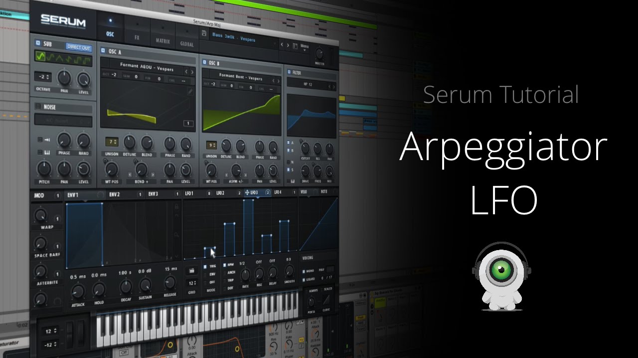 Учебное пособие по Serum: Как создать LFO-генератор арпеджиатора.