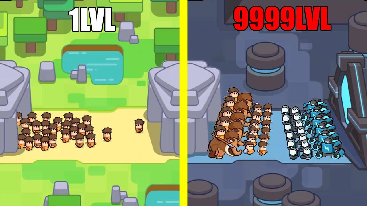 Max Level in Eternal Empire: Warrior Eras By Stone Age Warriors (Gameplay)
