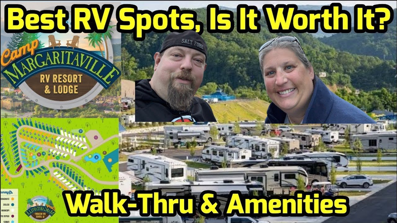 Margaritaville Pigeon Forge Walk-Thru. RV Resort & Lodge  Amenities & Review