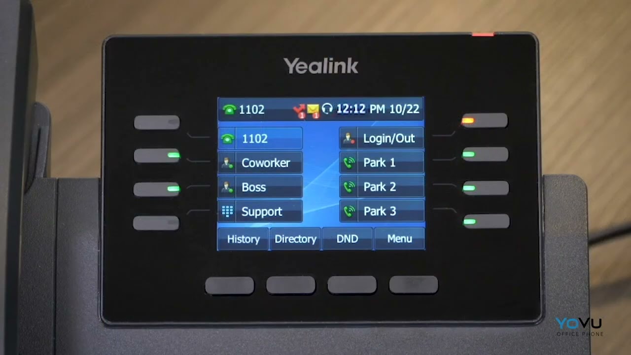 YOVU Office Phone   Yealink T44W Training