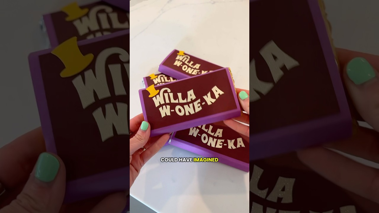 DIY Willy Wonka Birthday Invitations 🍫 