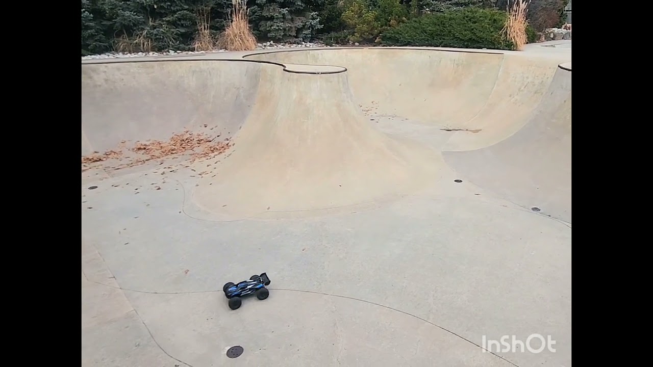Found a hidden skatepark you have to walk to. How long would you guess until I broke something? 
