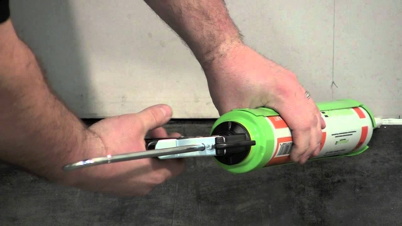 Applying Green Glue Noiseproofing Sealant