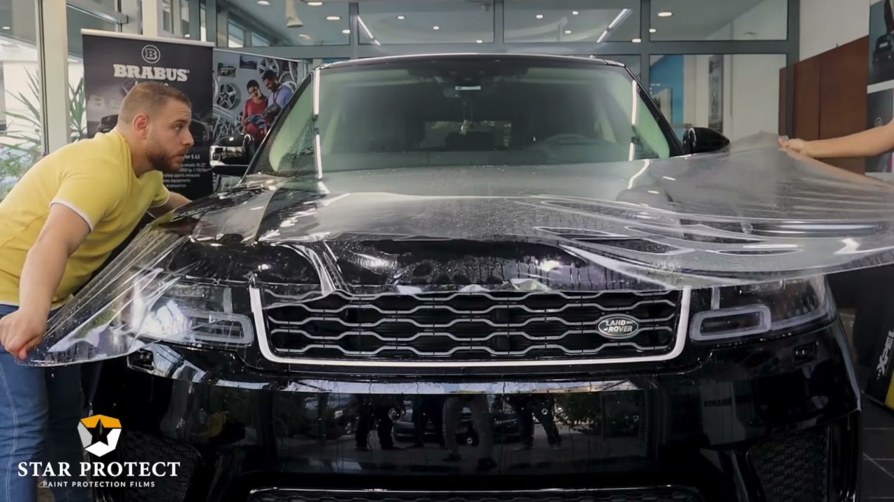Full car Paint Protection Film using Hexis bodyfence X applied on Range Rover Sport