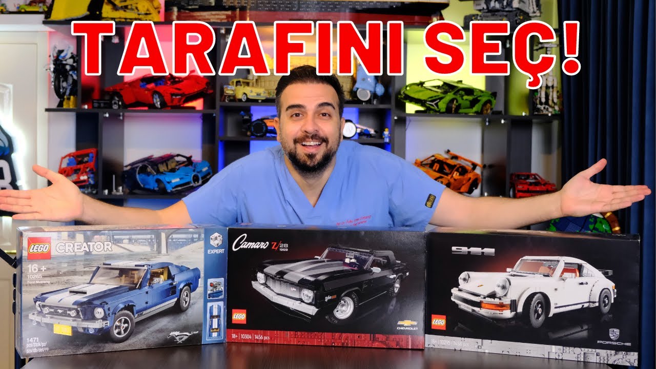 LEGO 10304 CAMARO Z28 İNCELEME VE KARŞILAŞTIRMA & BAŞIMA GELENLER!!!
