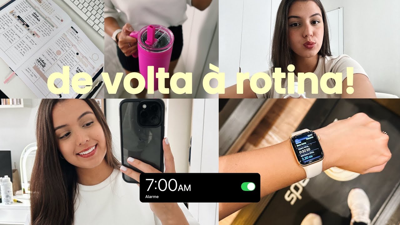 rotina matinal 2025 ✿ de volta à realidade: ano novo. melhores hábitos, dia a dia