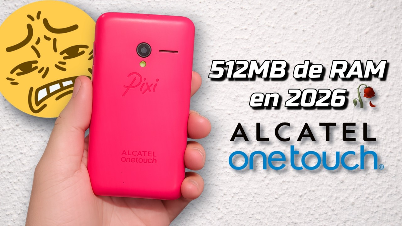 Alcatel Pixi 3 con 512MB de RAM en 2026 | ¿Sirve todavía?