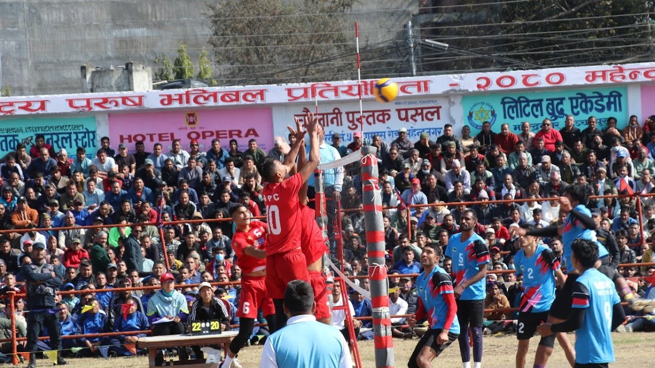 Gandaki vs NPC semi-final volleyball/तेस्रो मुख्यमन्त्री कप रास्ट्रिय भलिबल प्रतियोगिता 2080