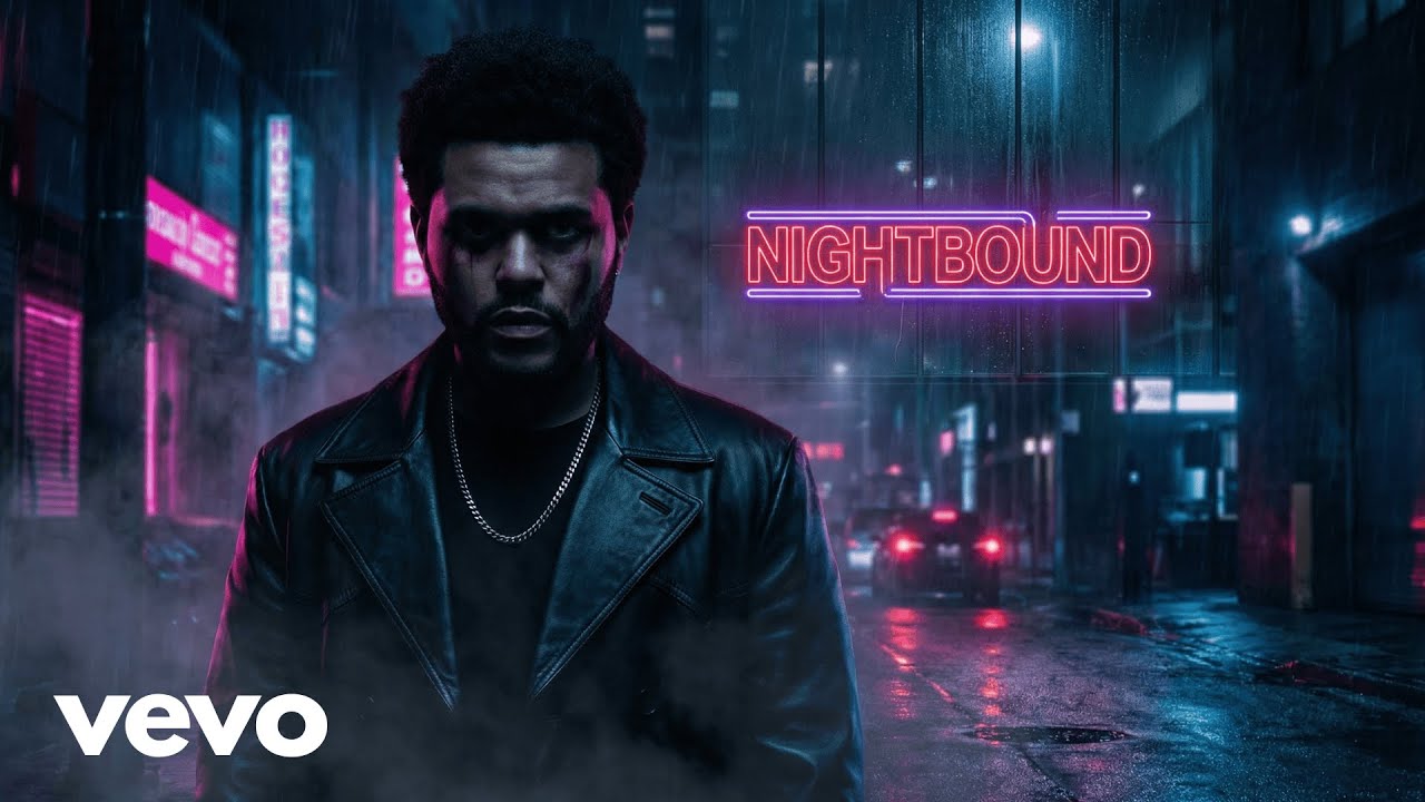 The Weeknd – Nightbound - (Официальное видео с текстом песни, созданное с помощью искусственного ...