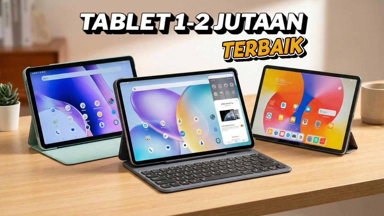 Rekomendasi Tablet Terbaik 2026 1-2 Jutaan | Tablet Untuk Mahasiswa & Kerja