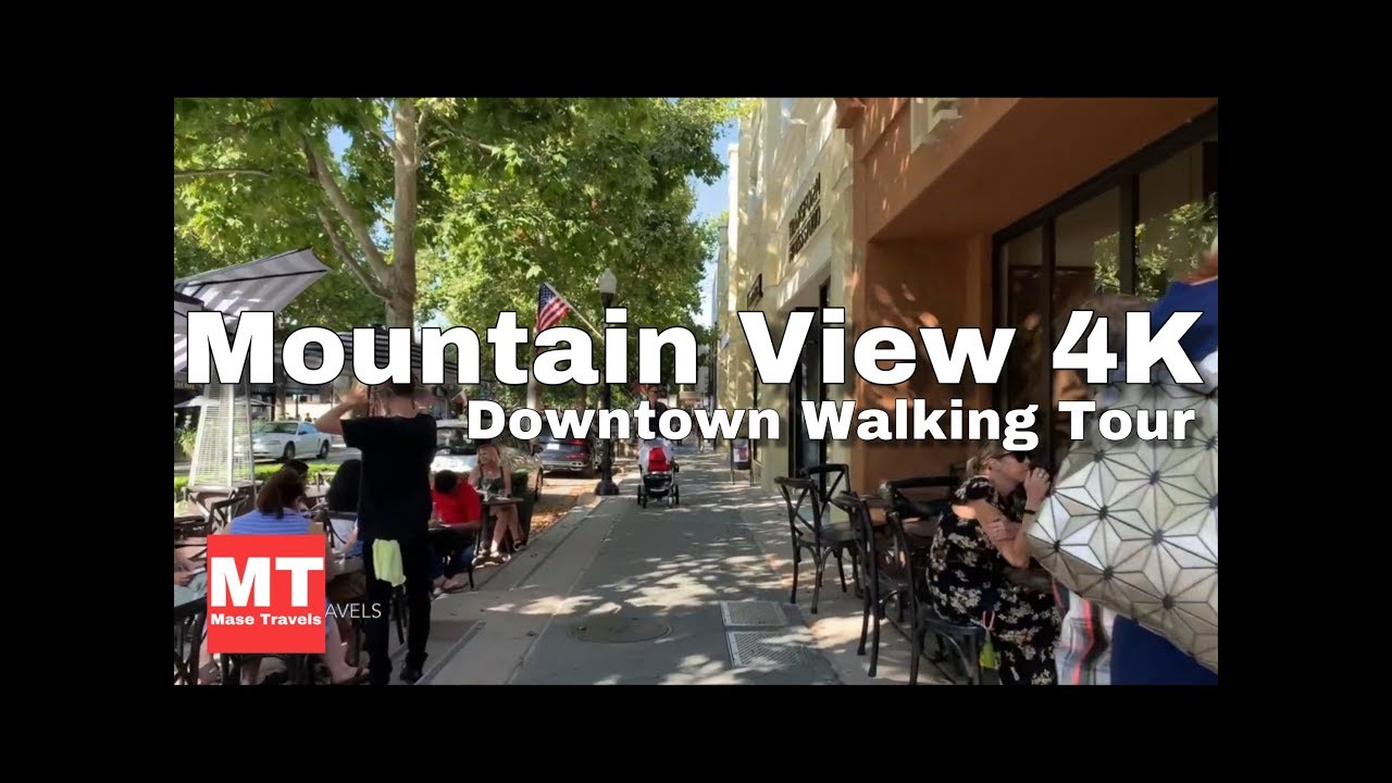 Mountain View, California - Downtown Walk USA | Home of the Google Campus 🏆