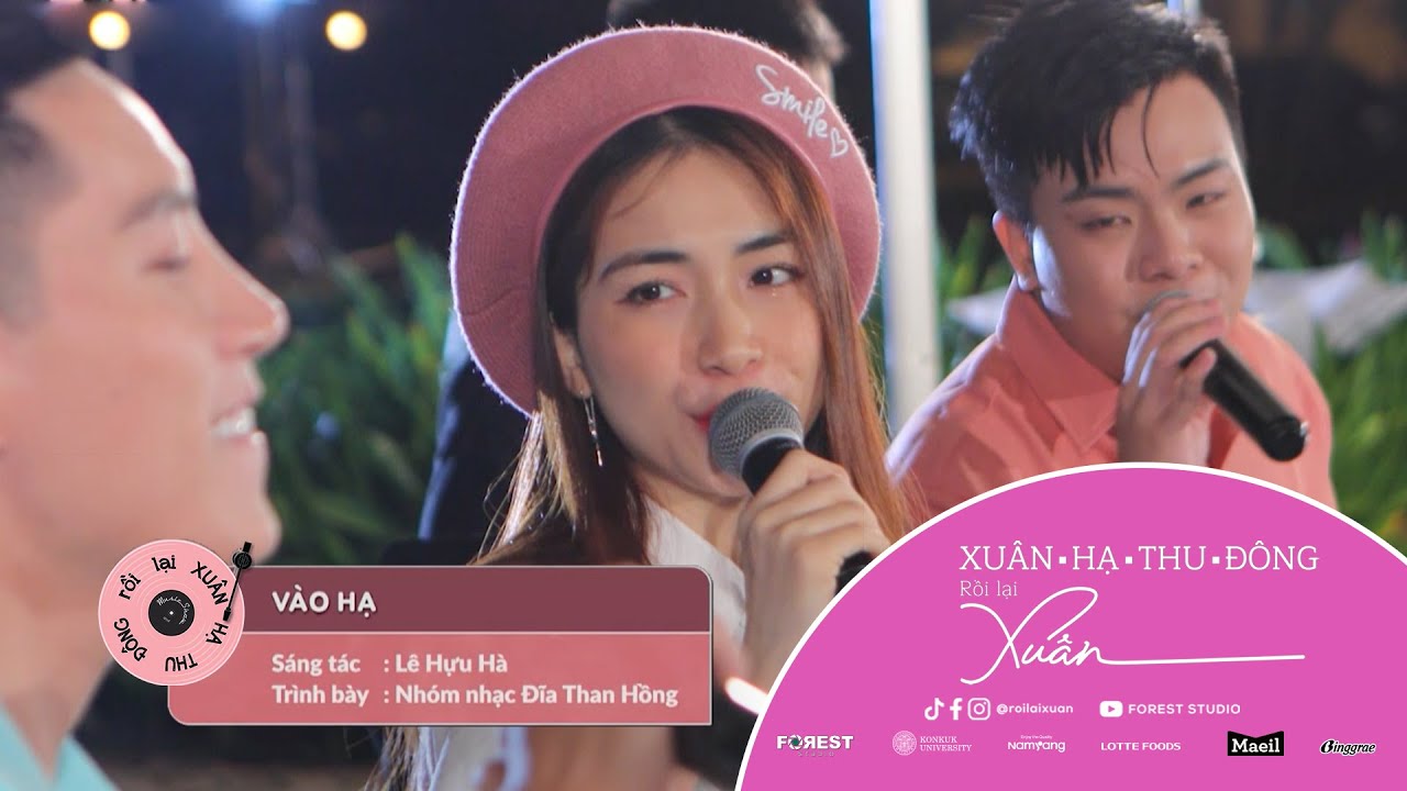 XHTDRLX  | VÀO HẠ - Nhóm nhạc ĐĨA THAN HỒNG | Hoà Minzy x Anh Tú x Hứa Kim Tuyền