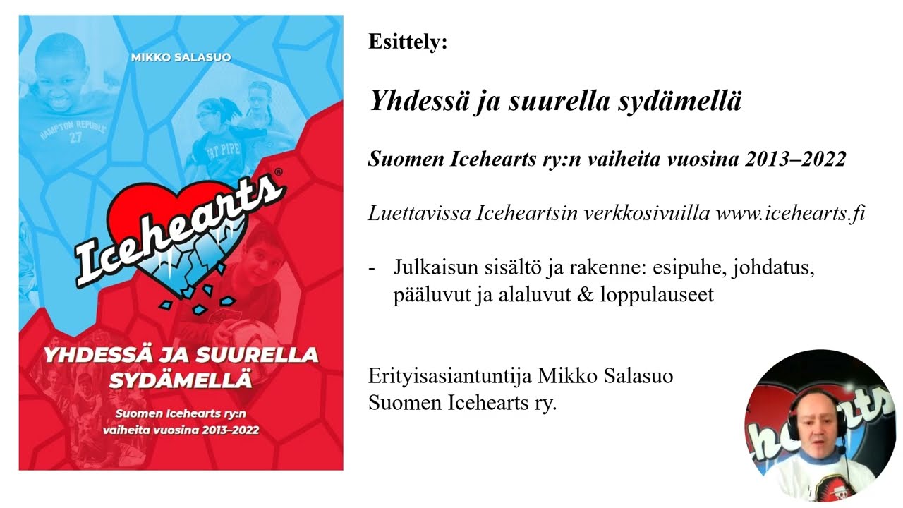 Yhdessä ja suurella sydämellä – Suomen Icehearts ry:n vaiheita vuosina 2013–2022