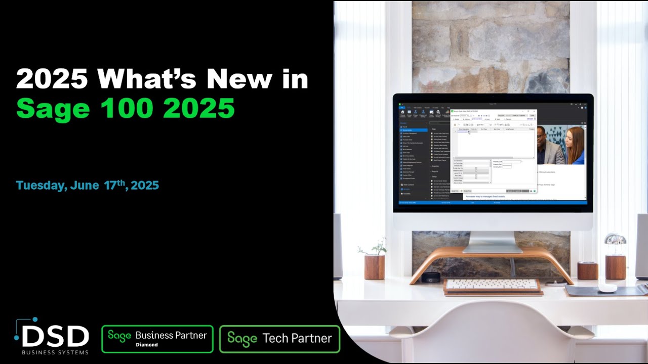 What's New in Sage 100 2025 Webinar