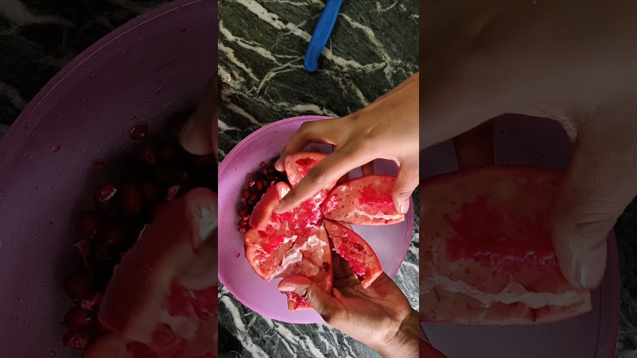 Как нарезать Анар @Deebaskitchen