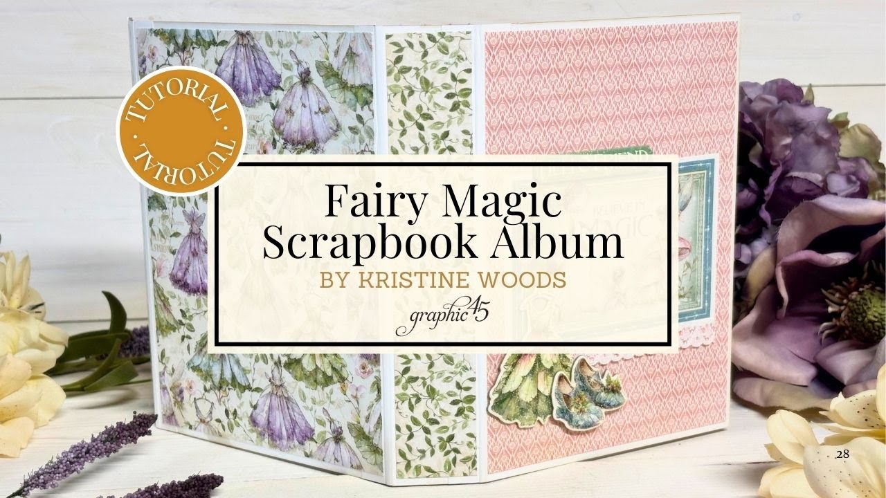 Fairy Magic Mini Album! | DIY Scrapbook Album Tutorial