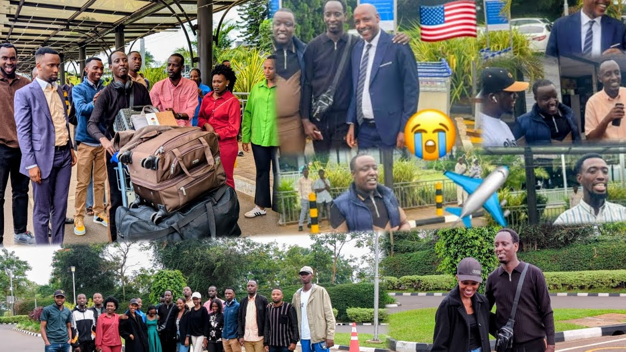 Byari amarira😭kuri#airport ✈️Gatore umuyobozi w'#ABANAZI asanze family🇺🇲nyuma#yimyaka5 YESU ARAKORA🎤