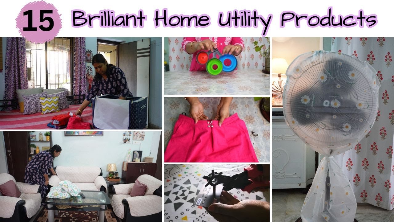 A Collection Of 15 BRILLIANT HOME & KITCHEN Utility Products | Smart Home & Kitchen Management Ideas