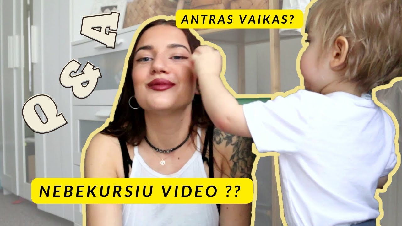 Q&A Vlogas. Antras vaikas ? Ar dar ilgai filmuosiu? Kada grįš mano vyras?