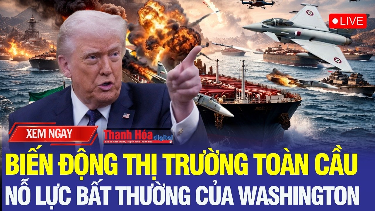 🔴Chảo lửa Trung Đông: Mỹ can thiệp thị trường dầu toàn cầu, Iran tuyên bố sẵn sàng đối đầu