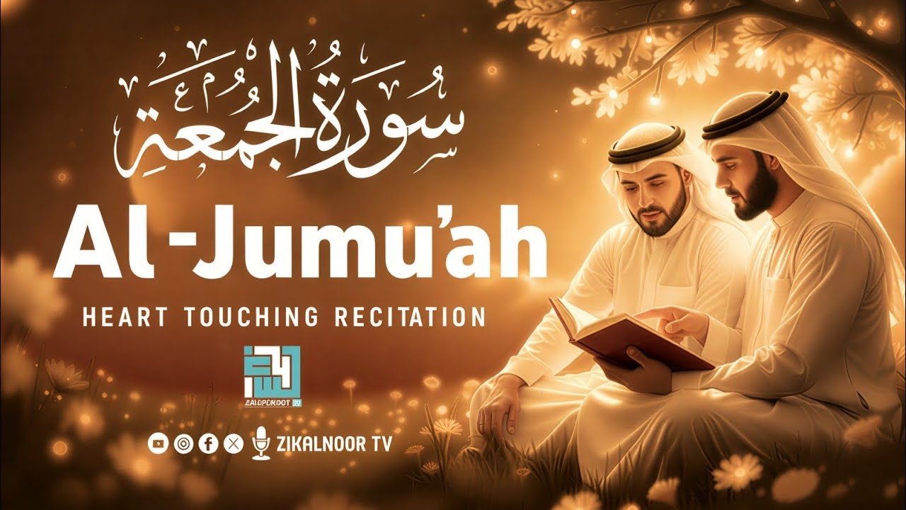 Surah Jumu‘ah | Full Surah With Beautiful Recitation | Quran Tilawat | سورة الجمعة