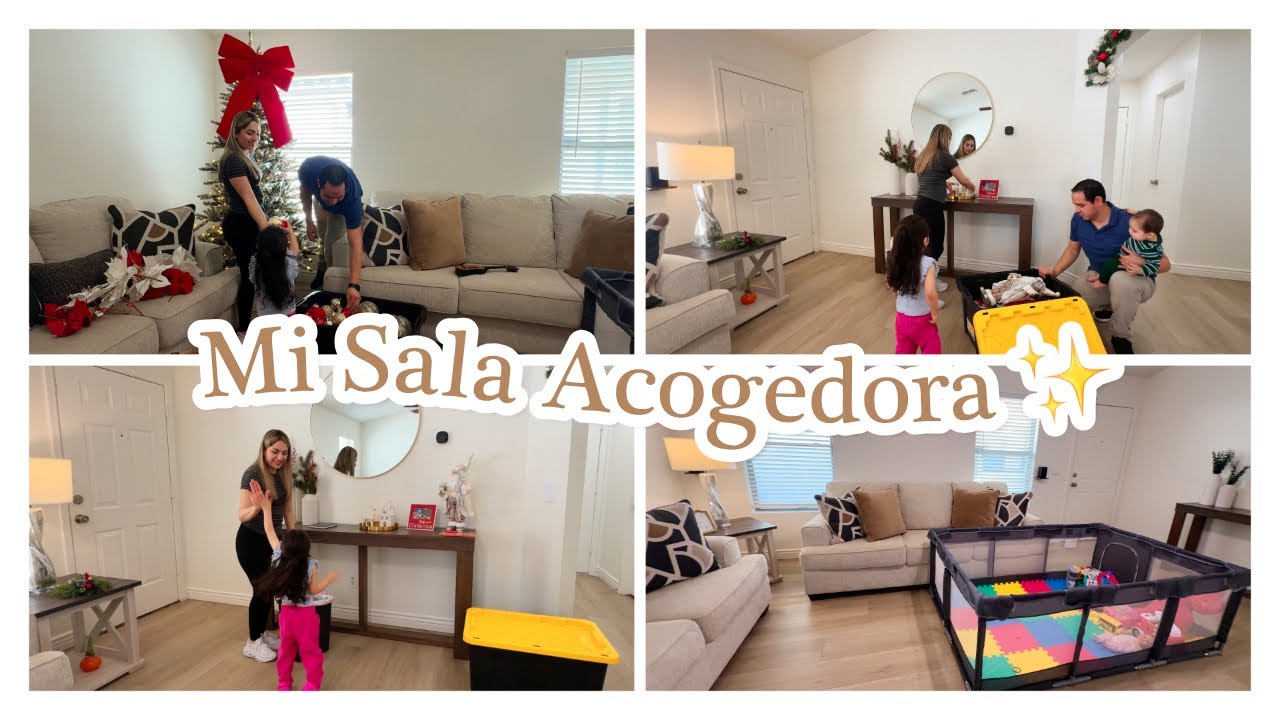 ✨ Limpieza Profunda de Mi Sala + Sala Cozy Después de Navidad 🎀 @Zayra Vazquez