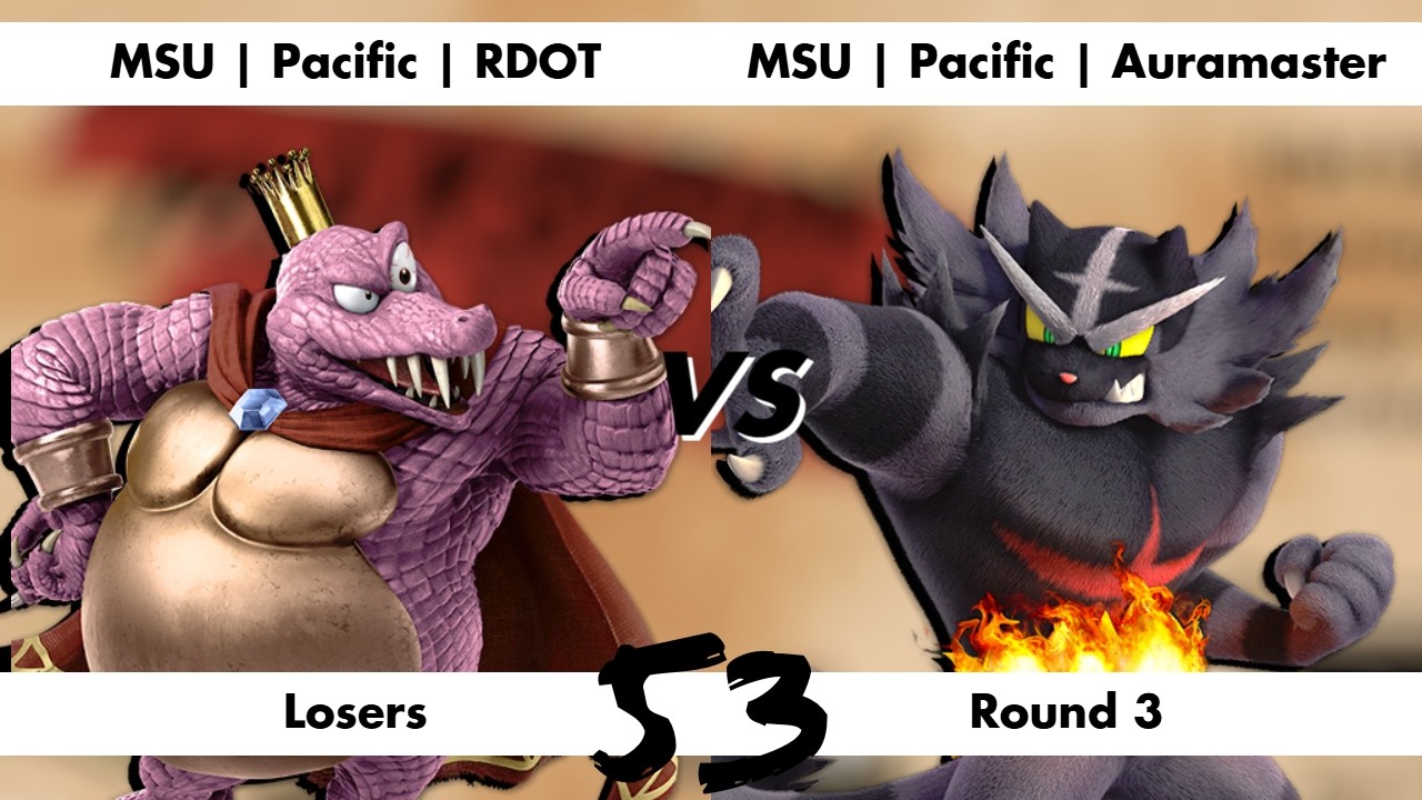 Maroon Mixups #53 - RDOT (King K. Rool) Vs. Auramaster (Incineroar) - Losers Round 3