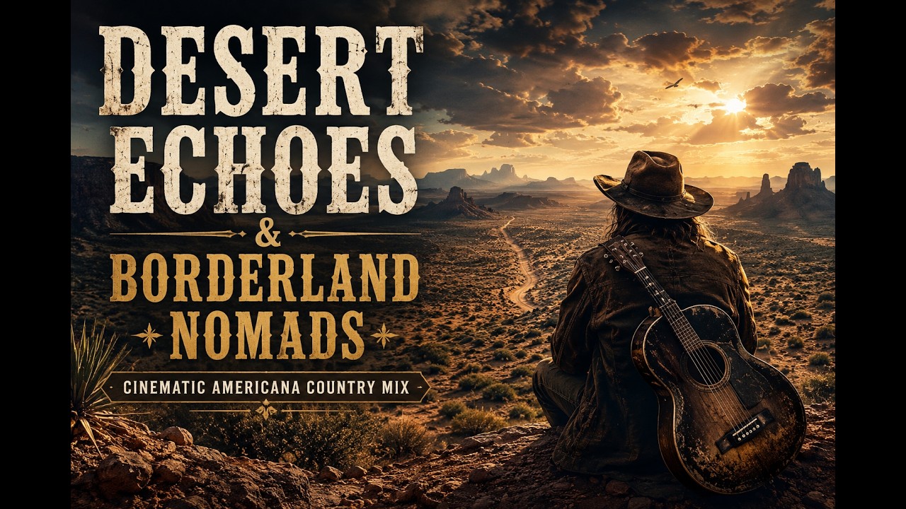 Desert Echoes & Borderland Nomads | Cinematic Americana Country Mix | Vast Frontiers & Lost Roads