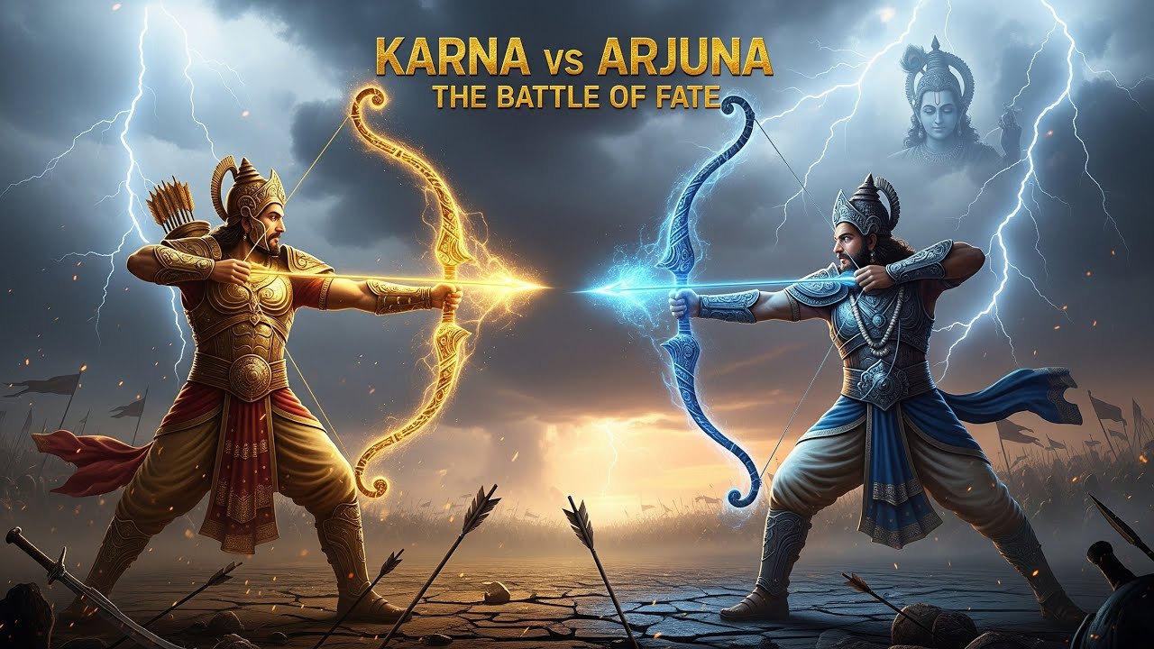 Karna vs Arjuna: The Battle That Shaped Destiny!