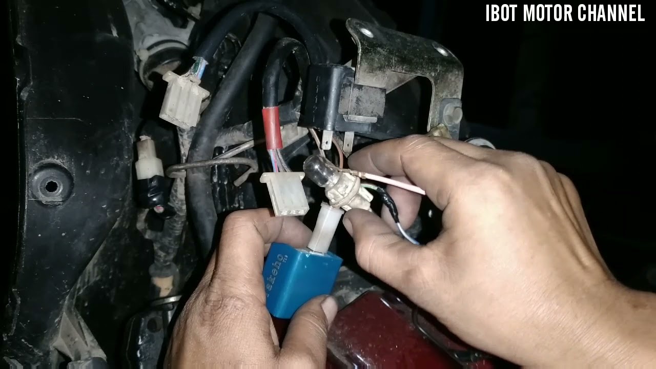 Penyebab Dan Cara Mengatasi/Memperbaiki Lampu sen Yamaha Mio,Fino,Jupiter,Vega R,MX Karbu Mati.