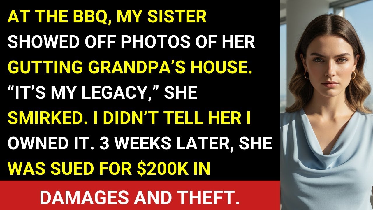 My Sister Demolished “Her” Inheritance. I Said “Go Ahead.” Then I Handed Her The $200k Bill.