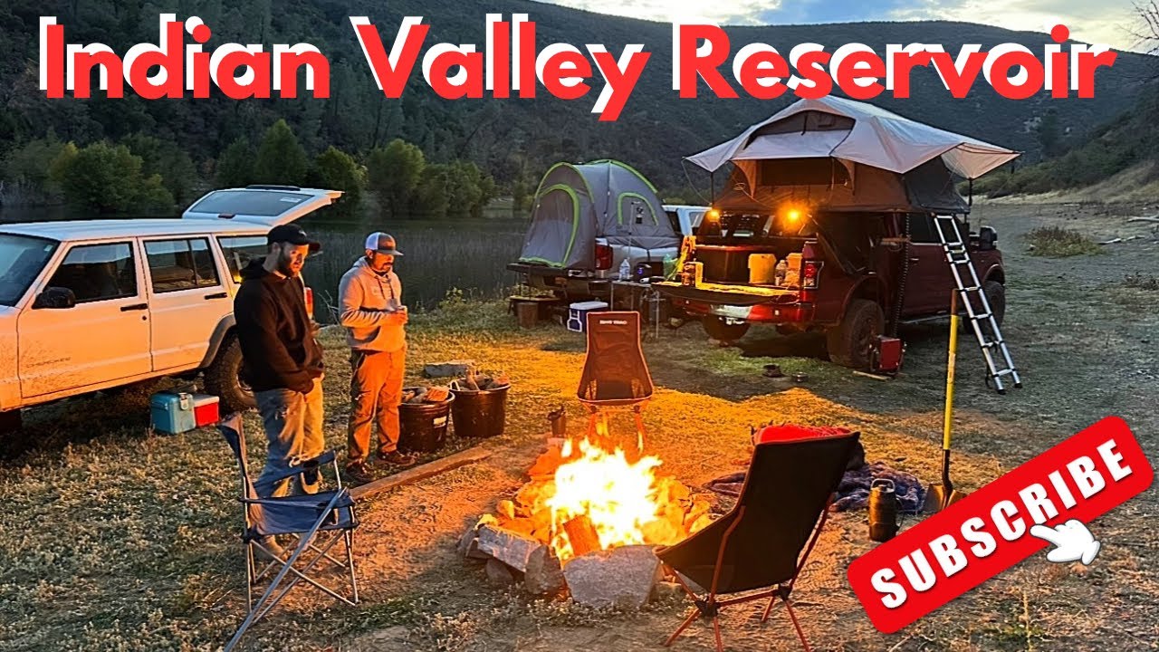 Overlanding, Indian Valley Reservoir camping and fishing!!! ￼