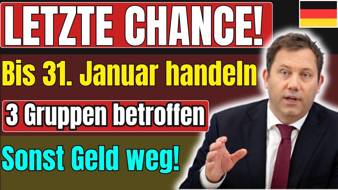 Neue Renten-Regel 2026 bestätigt: 3 Gruppen müssen bis 31. Januar handeln – sonst keine Nachzahlung