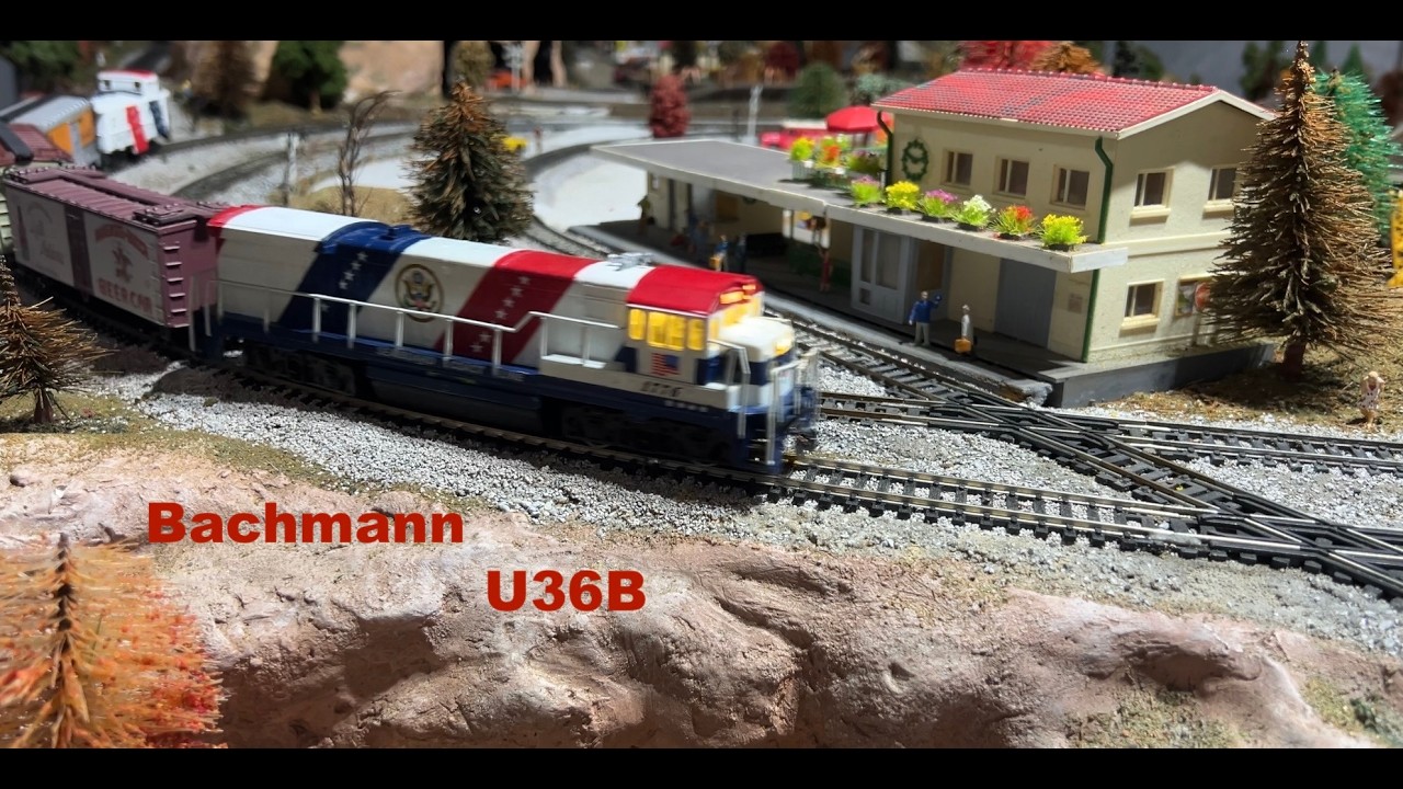 Rare Bachmann U36B Bicentennial Locomotive Resto…