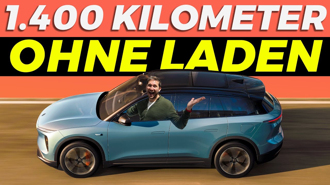 1.400 km im Elektroauto OHNE aufzuladen: NIO EL6 Road Trip