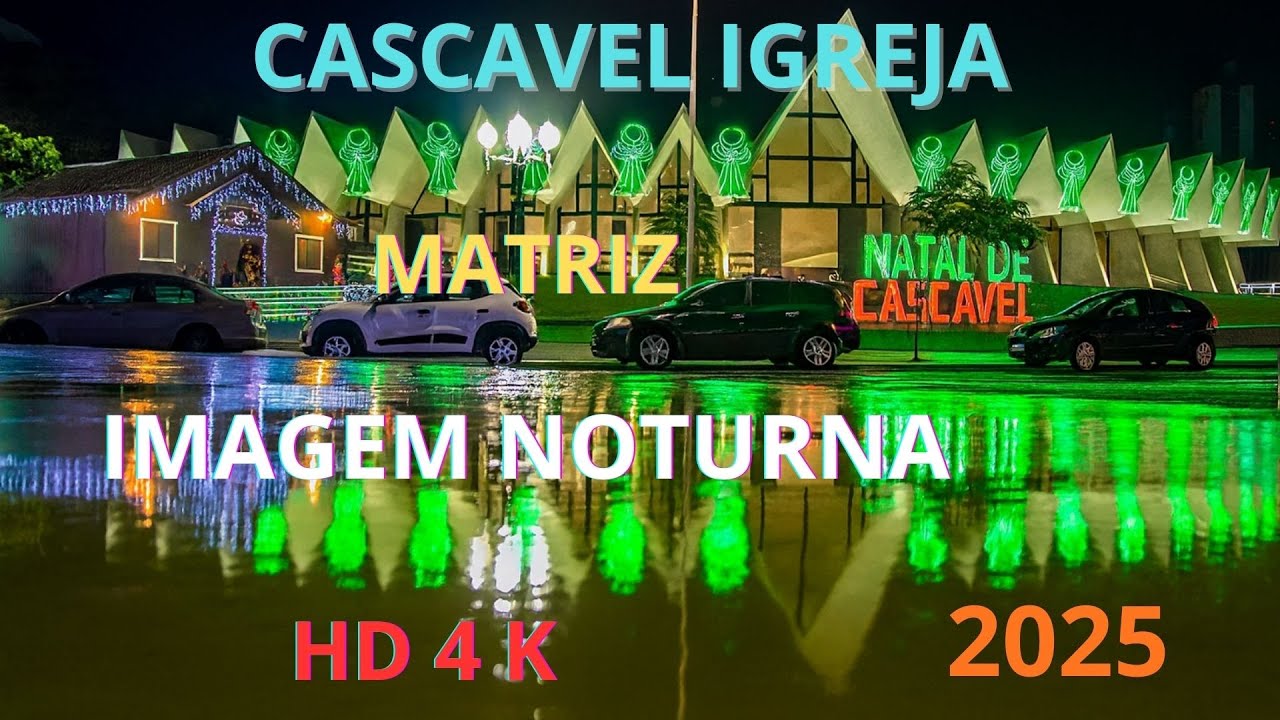🚶 Passeio Noturno pelo Centro de Cascavel – Av. Brasil Iluminada!