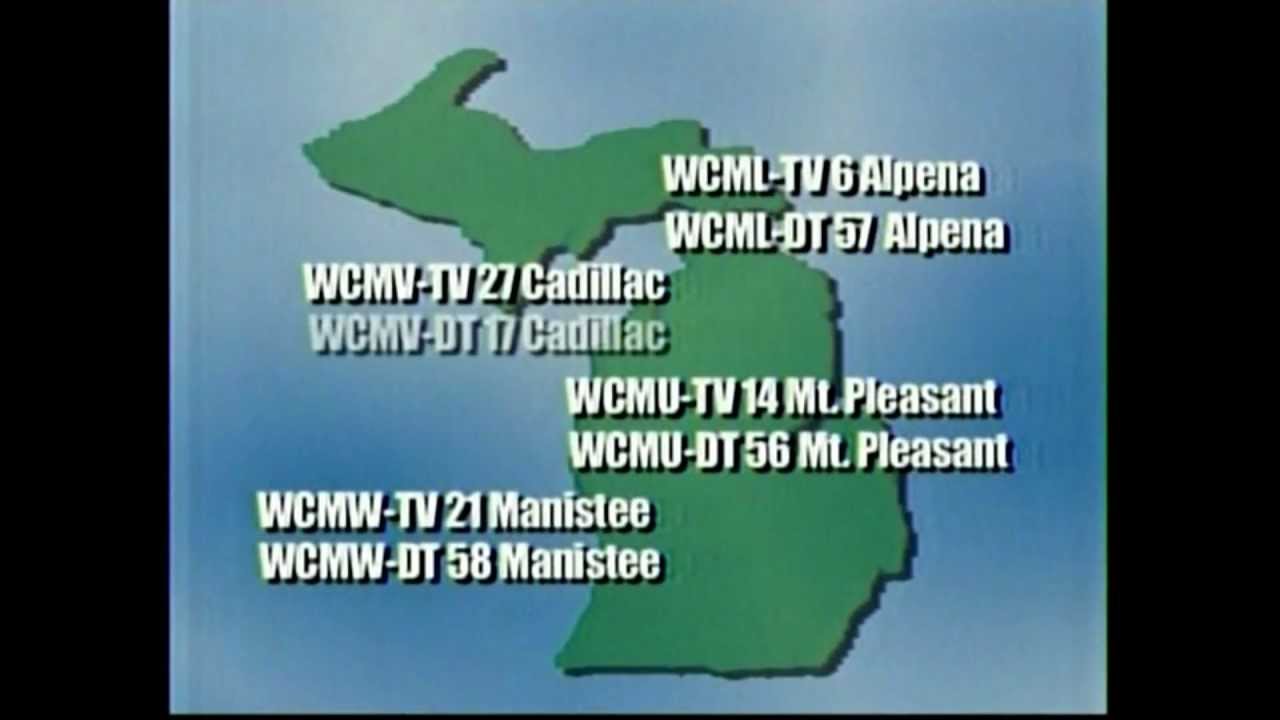 WCMV-27 Cadillac, MI, CMU PBS Public Television Sign On, 7 am, July 28, 2008
