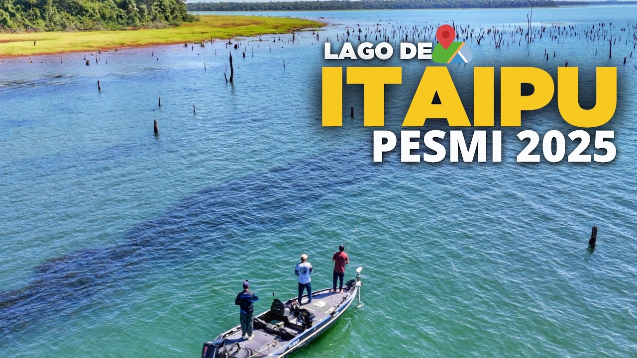 3 DIAS - VIAGEM E PESCA | 150 BARCOS EM BUSCA DE GRANDES PEIXES - LAGO DE ITAIPU