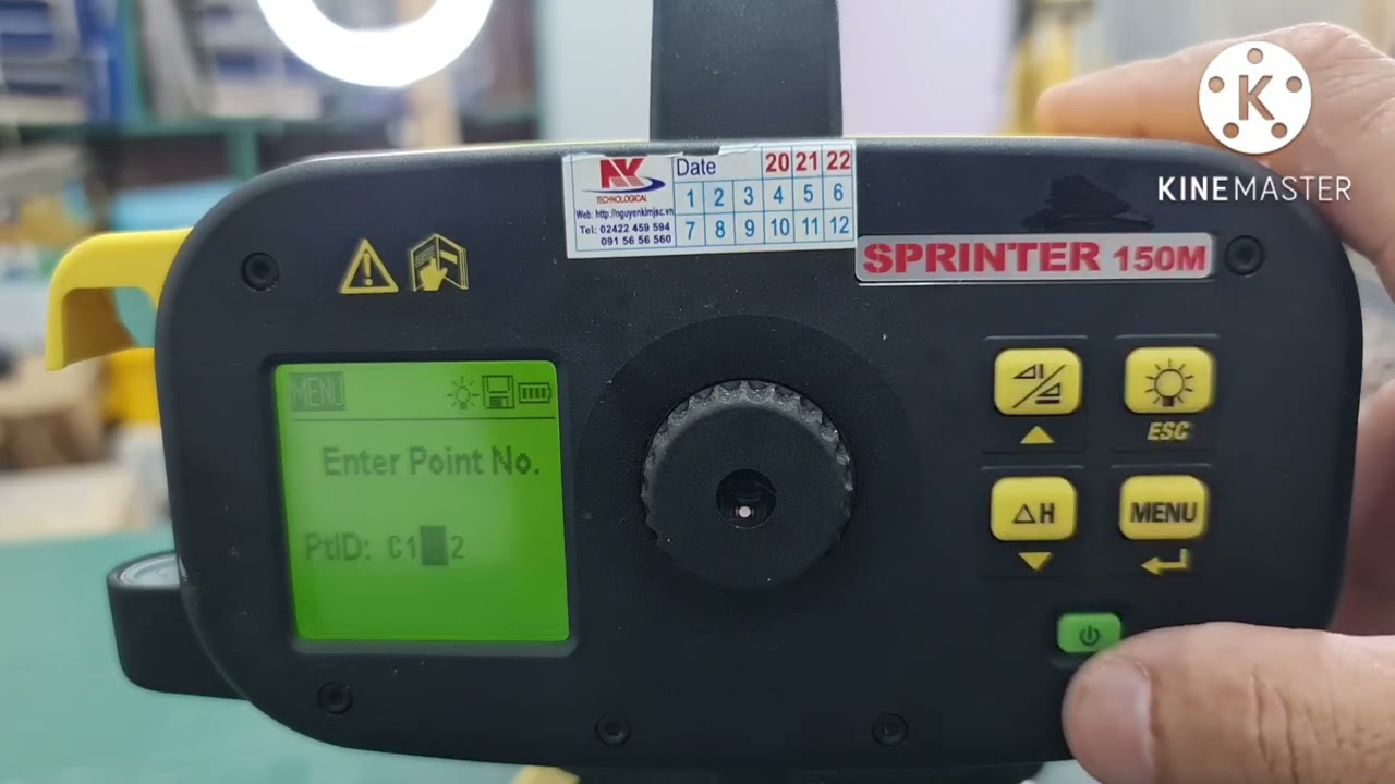 Hướng dẫn sử dụng máy thủy bình Leica Sprinter (BIF đo điểm trung gian có lưu)