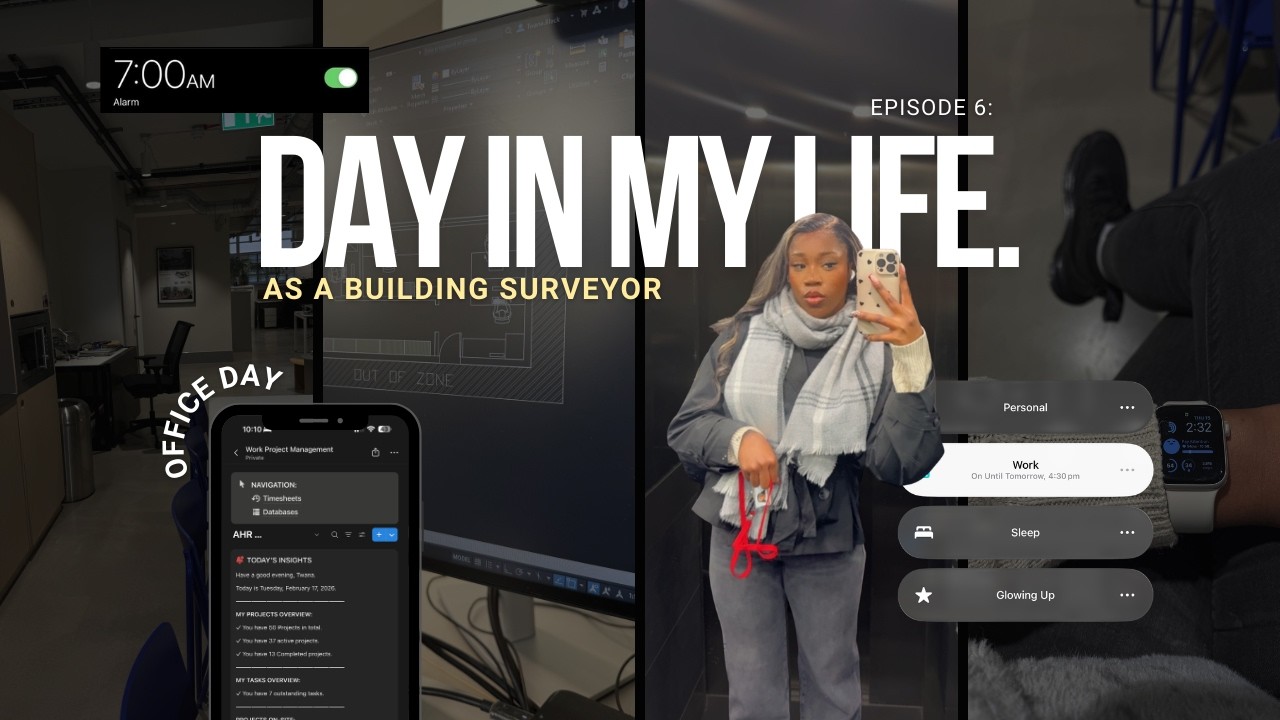 Realistic Day in My Life as a Building Surveyor | Office Day