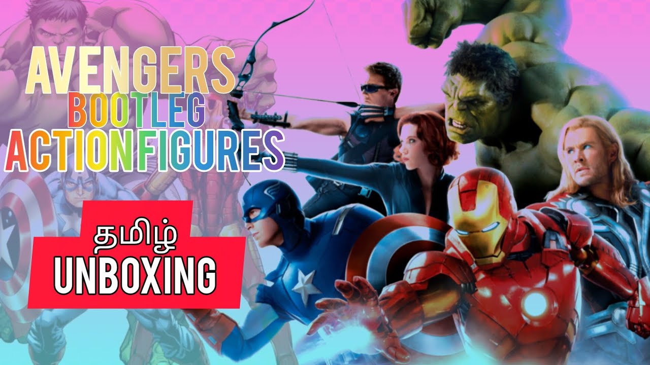 Unboxing bootleg action figures #tamil #unboxing #actionfigure #bootleg #avengers #spiderman 