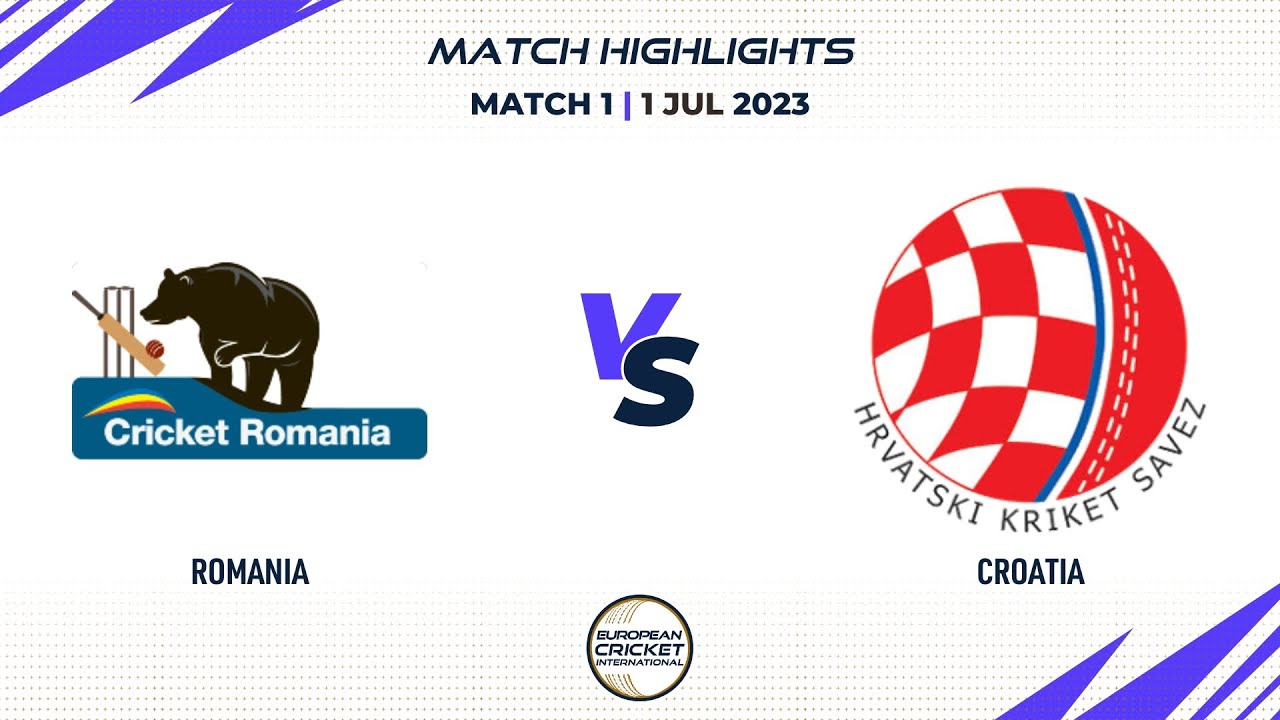 Match 1 - ROM vs CRO | Highlights | ECI Sweden | 1 July 2023 | ECI23.076
